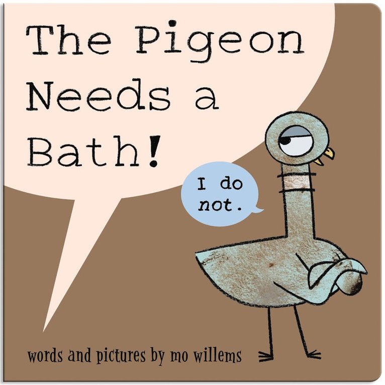 Pigeon Needs a Bath! (Board Book)