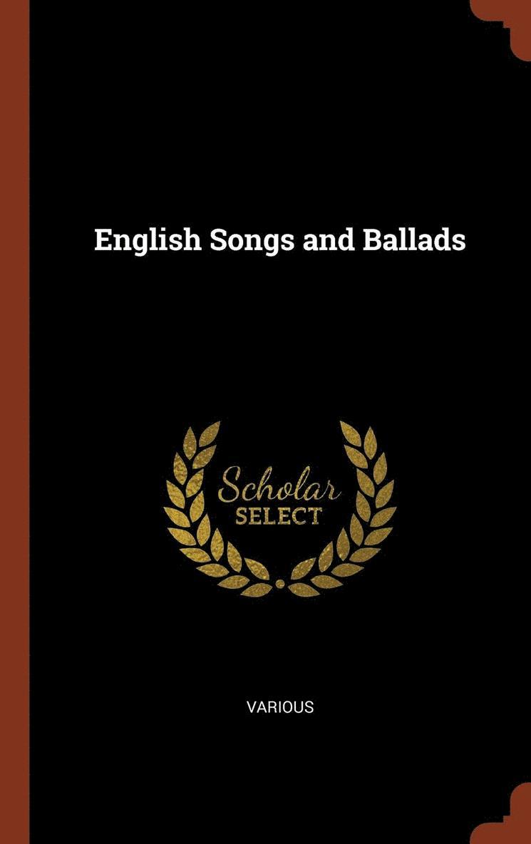 Various - English Songs and Ballads, Inbunden