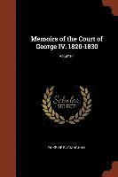 bokomslag Memoirs of the Court of George IV. 1820-1830; Volume 1