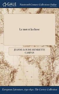 bokomslag mot et la chose