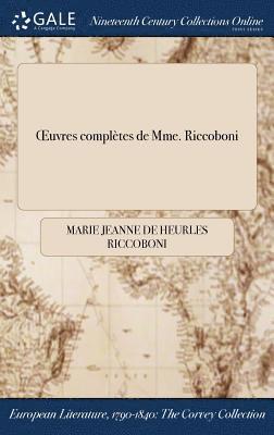 OEuvres compltes de Mme. Riccoboni 1