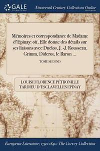 bokomslag Mmoires et correspondance de Madame d'Epinay