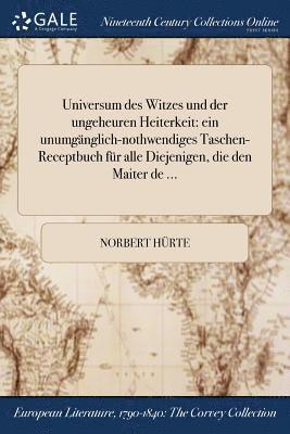 bokomslag Universum des Witzes und der ungeheuren Heiterkeit