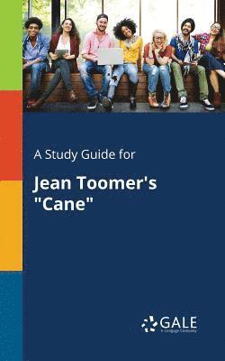 bokomslag A Study Guide for Jean Toomer's &quot;Cane&quot;