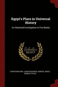 bokomslag Egypt's Place in Universal History