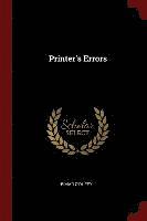 bokomslag Printer's Errors