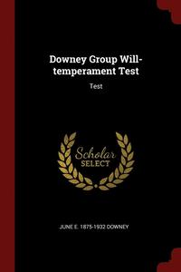 bokomslag Downey Group Will-temperament Test