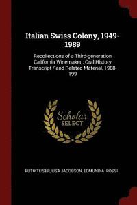 bokomslag Italian Swiss Colony, 1949-1989