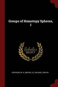 bokomslag Groups of Homotopy Spheres, I