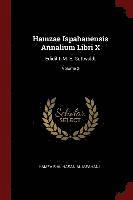 bokomslag Hamzae Ispahanensis Annalium Libri X