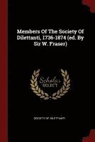 bokomslag Members Of The Society Of Dilettanti, 1736-1874 (ed. By Sir W. Fraser)