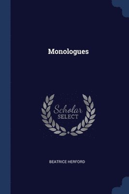 bokomslag Monologues