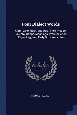 Four Dialect Words 1