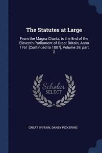 bokomslag The Statutes at Large