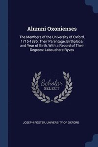 bokomslag Alumni Oxonienses