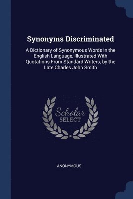 Anonymous - Synonyms Discriminated, Häftad