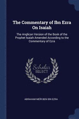 bokomslag The Commentary of Ibn Ezra On Isaiah