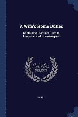 A Wife's Home Duties 1