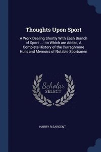 bokomslag Thoughts Upon Sport