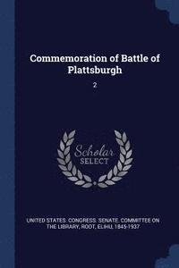 bokomslag Commemoration of Battle of Plattsburgh