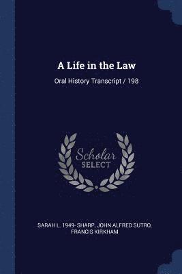 A Life in the Law 1