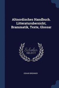 bokomslag Altnordisches Handbuch. Litteraturubersicht, Brammatik, Texte, Glossar