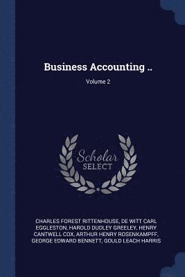 bokomslag Business Accounting ..; Volume 2