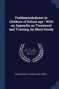 bokomslag Feeblemindedness in Children of School age / With an Appendix on Treatment and Training, by Mary Dendy