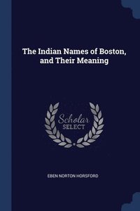bokomslag The Indian Names of Boston, and Their Meaning