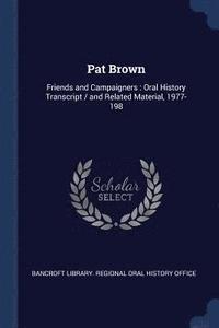 bokomslag Pat Brown