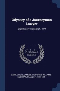 bokomslag Odyssey of a Journeyman Lawyer