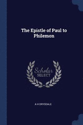 bokomslag Epistle of Paul to Philemon