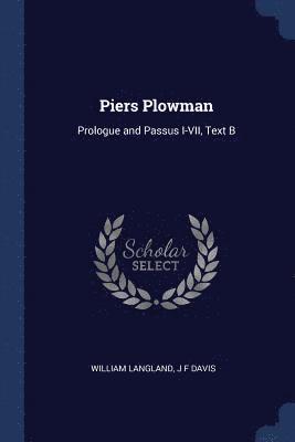 William Langland, J F Davis - Piers Plowman, Häftad