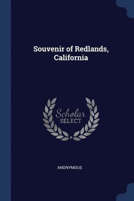 bokomslag Souvenir of Redlands, California