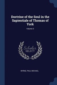 bokomslag Doctrine of the Soul in the Sapientiale of Thomas of York; Volume 3