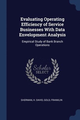 bokomslag Evaluating Operating Efficiency of Service Businesses With Data Envelopment Analysis