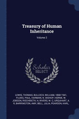 bokomslag Treasury of Human Inheritance; Volume 2