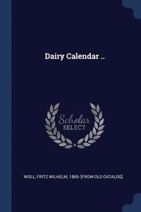 bokomslag Dairy Calendar ..