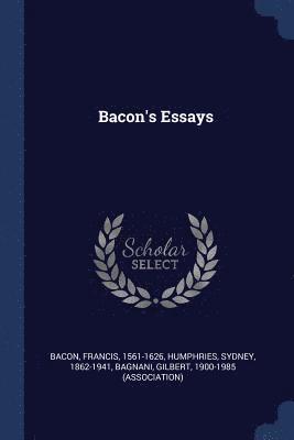 Bacon's Essays 1