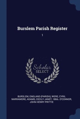 Burslem Parish Register 1