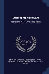 bokomslag Epigraphia Carnatica