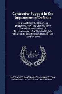 bokomslag Contractor Support in the Department of Defense