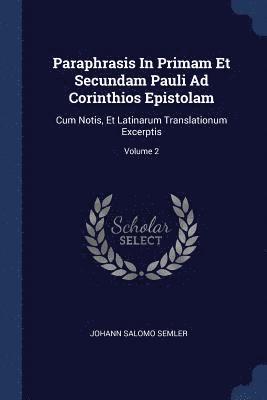 bokomslag Paraphrasis In Primam Et Secundam Pauli Ad Corinthios Epistolam