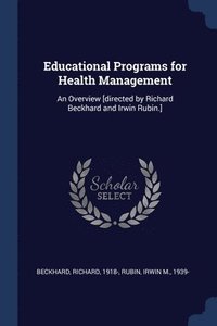 bokomslag Educational Programs for Health Management