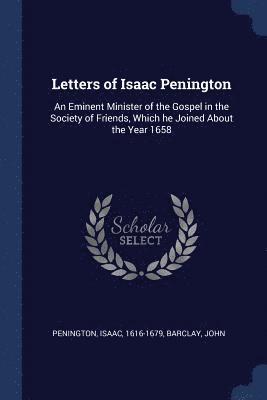 bokomslag Letters of Isaac Penington