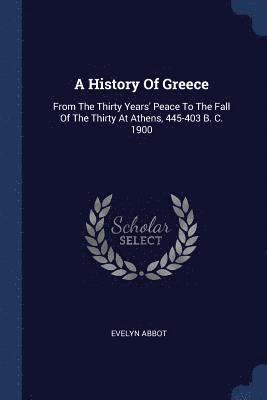 bokomslag A History Of Greece