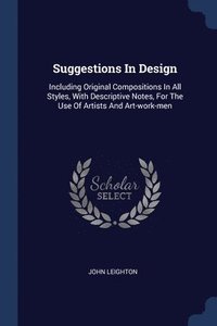 bokomslag Suggestions In Design