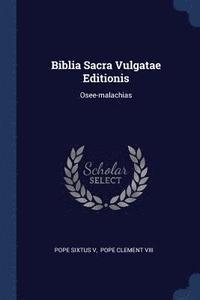 bokomslag Biblia Sacra Vulgatae Editionis