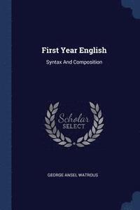 bokomslag First Year English