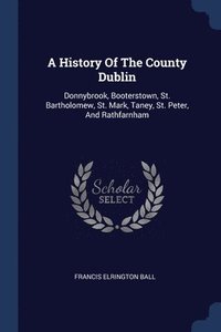 bokomslag A History Of The County Dublin